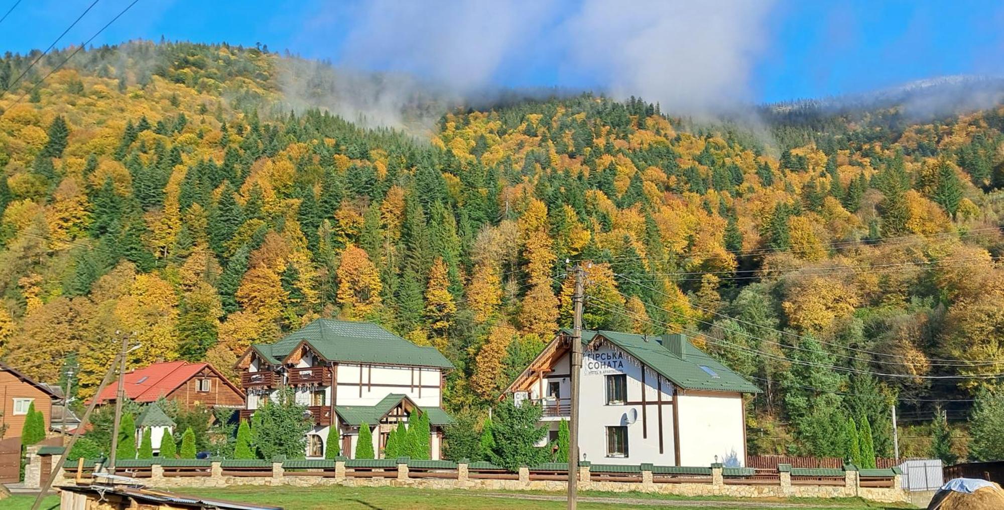 Girska Sonata Hotel & Apartments Mykulychyn Exterior photo